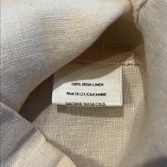 EILEEN FISHER Irish linen crop pants, size XL - Picture 4 of 6